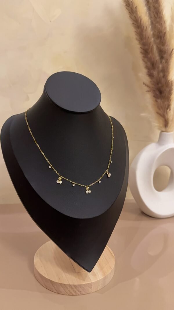 Cherry charm necklace