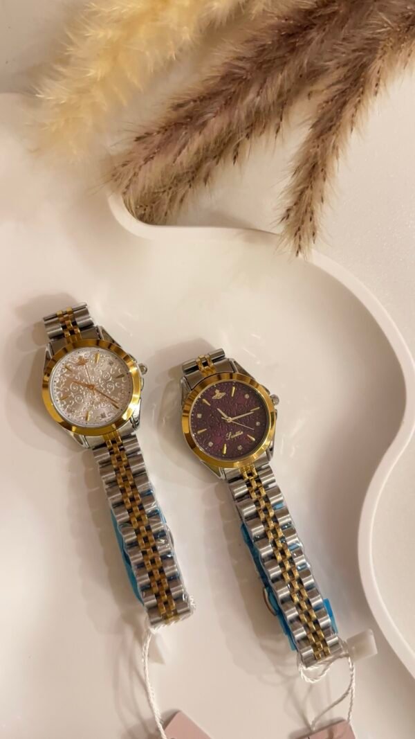 Scottie two toned wristwatch