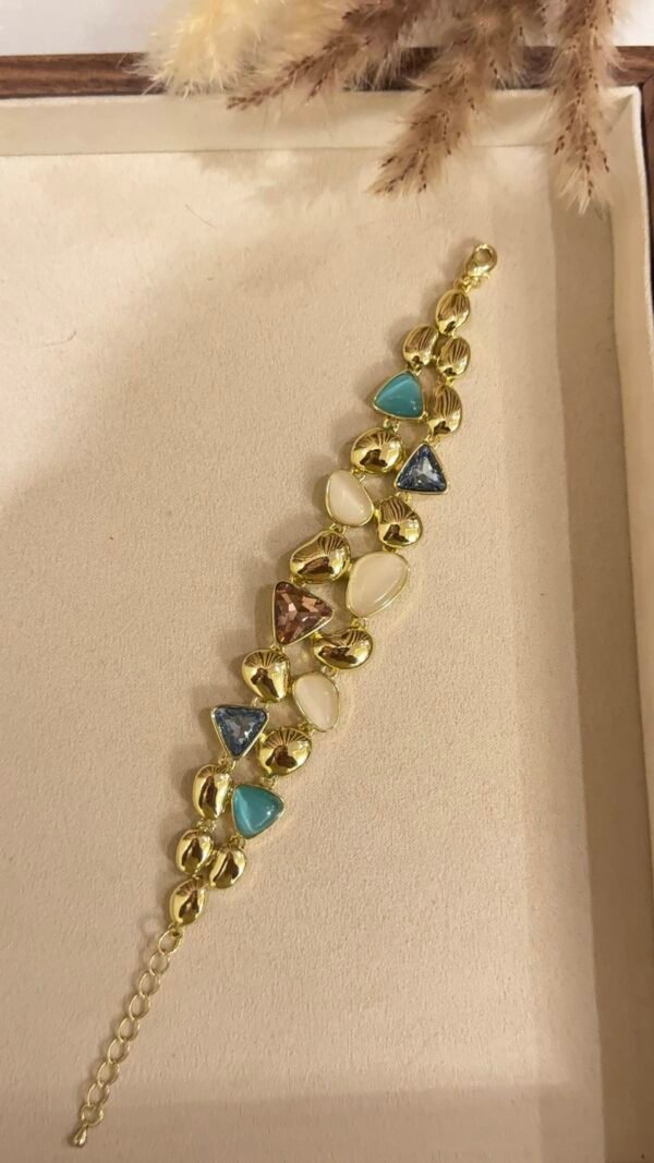 Double gem bracelet